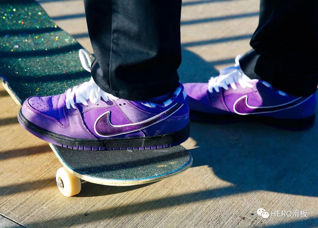 nike sb dunk low pro og qs purple lobster