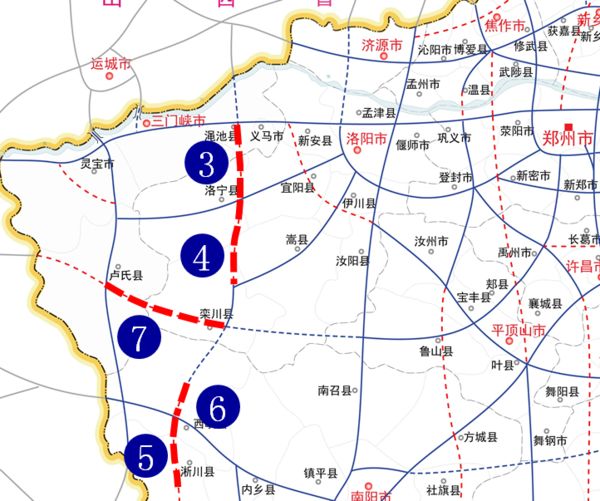 即连霍二广高速联络线,连霍呼北高速联络线,濮卫高速濮阳段