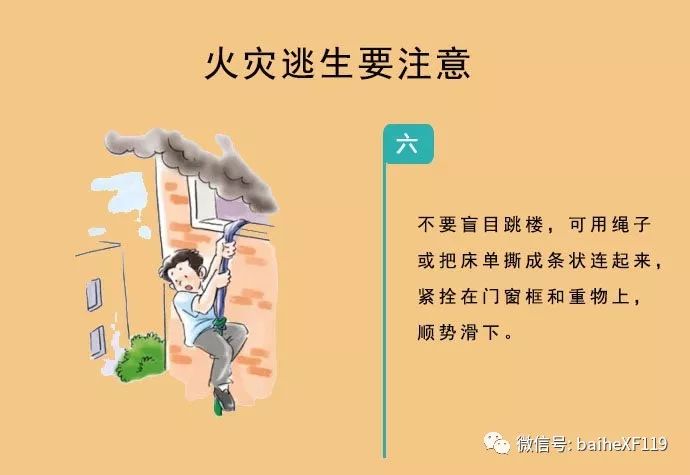 火场逃生的注意事项