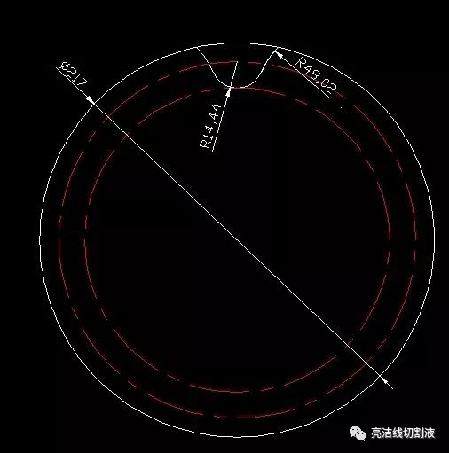 autocad实战教程-线切割画链轮