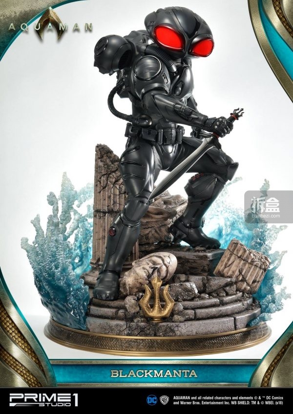 prime 1 studio 海王 黑蝠鲼 black manta 1:3雕像