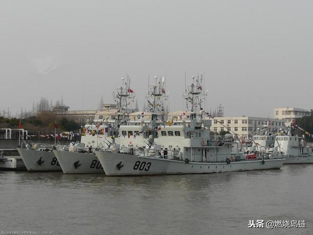 中国海军海上敢死队082型港湾扫雷艇