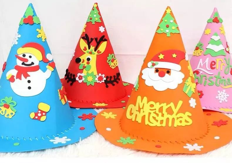 活动招募啦 快和粑粑麻麻一起来制作漂亮的圣诞帽吧图片