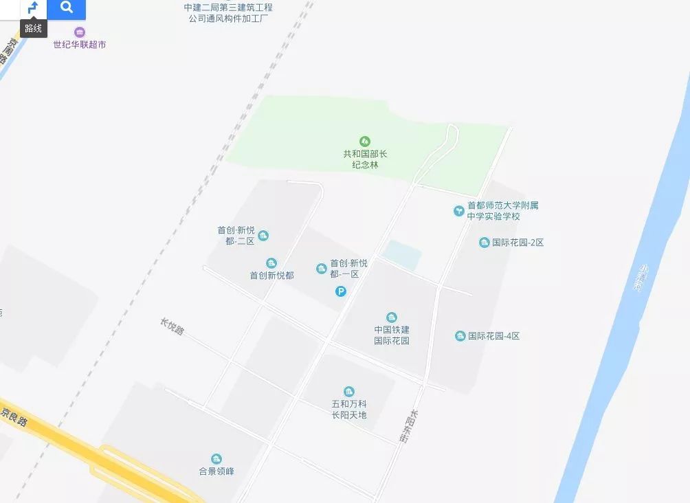该项目位于房山区长阳镇,用地单位为中铁房地产集团北方有限公司,规划