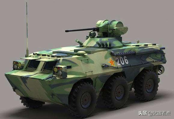 1/ 6 国产92式轮式步兵战车:92式步兵战车全称为zsl92式轮式步兵战车