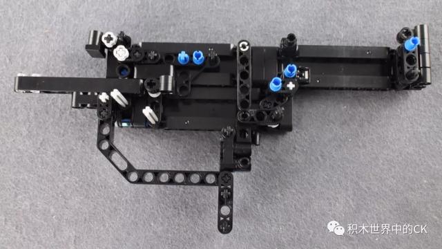 双鹰拼装积木cadac81008uzi积木枪系列微型冲锋枪