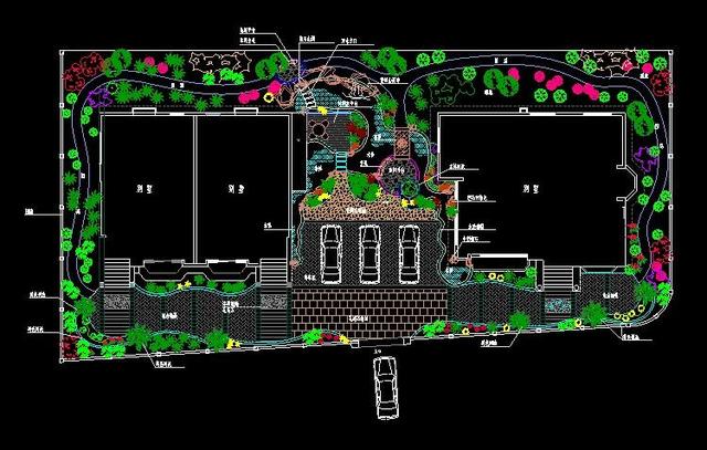 39套别墅私家花园景观cad素材图,真漂亮