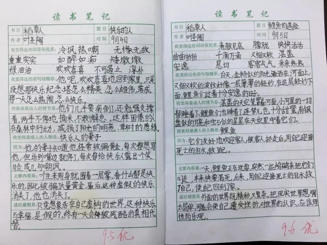 笔墨生香 晒我风采——书海拾贝丨三安小学读书笔记评选