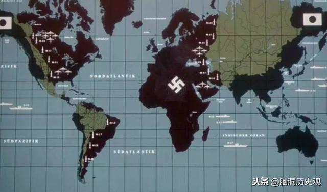 二战，如果德国日本胜利，他们将怎样瓜分美国？世界地图将大变样