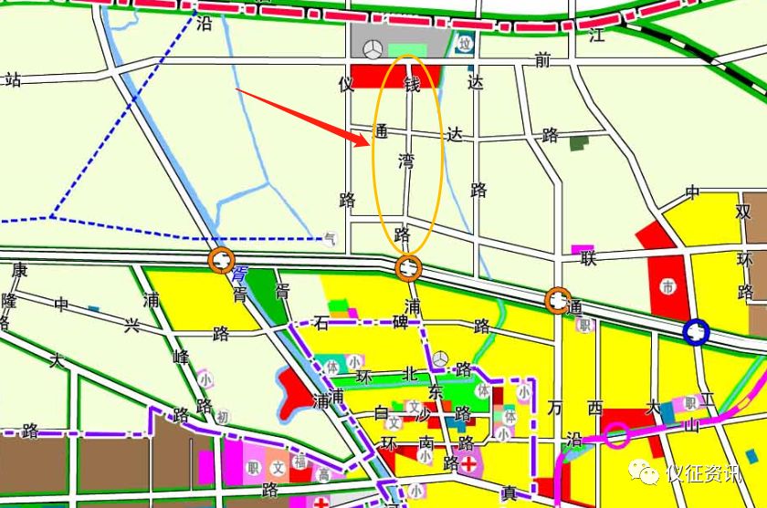 仪化浦东路是否北延仪征城市规划有说法