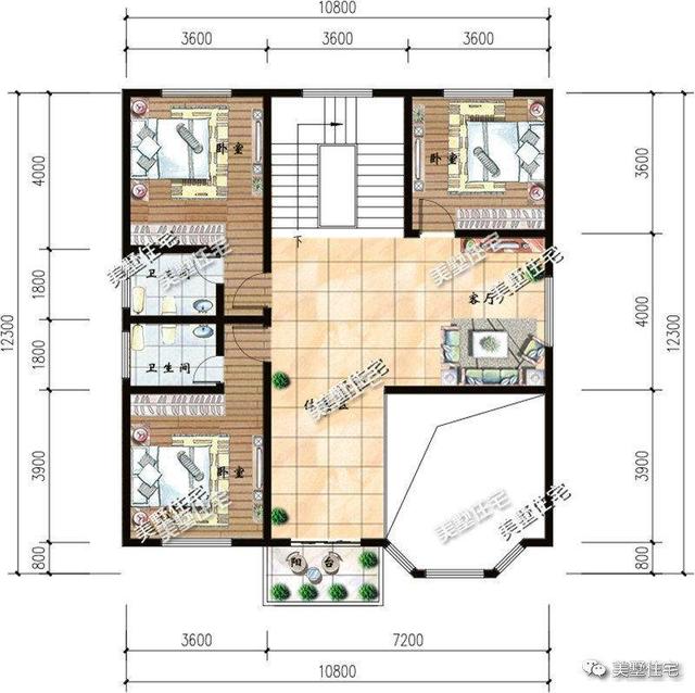 10x10三层带套间图纸_南通好房网户型图大全