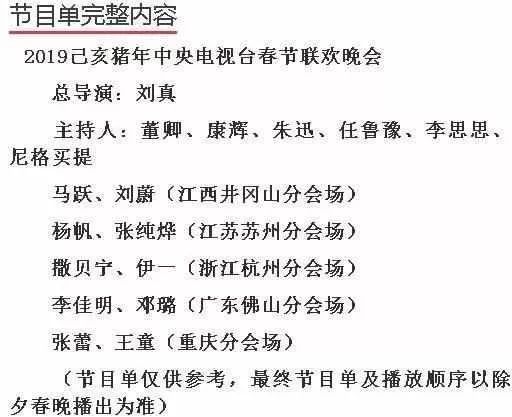 【豬年春晚】節目單:趙本山、宋丹丹、陳佩斯、穎寶夫婦亮相春晚舞台 商業 第4張