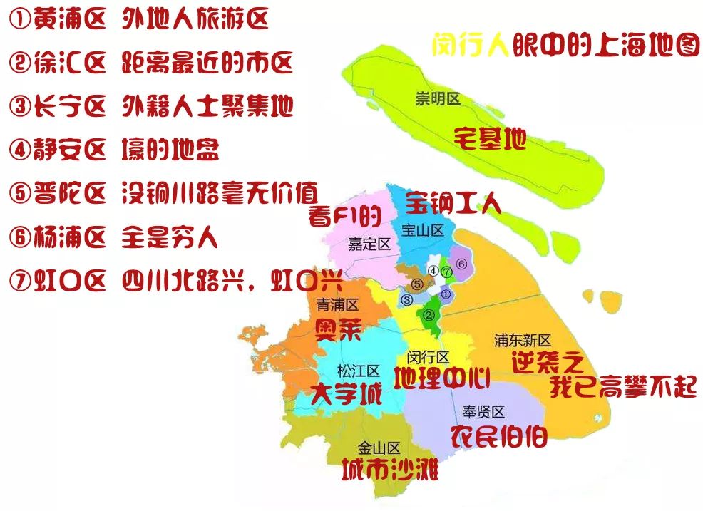 闵行人眼中的上海地图