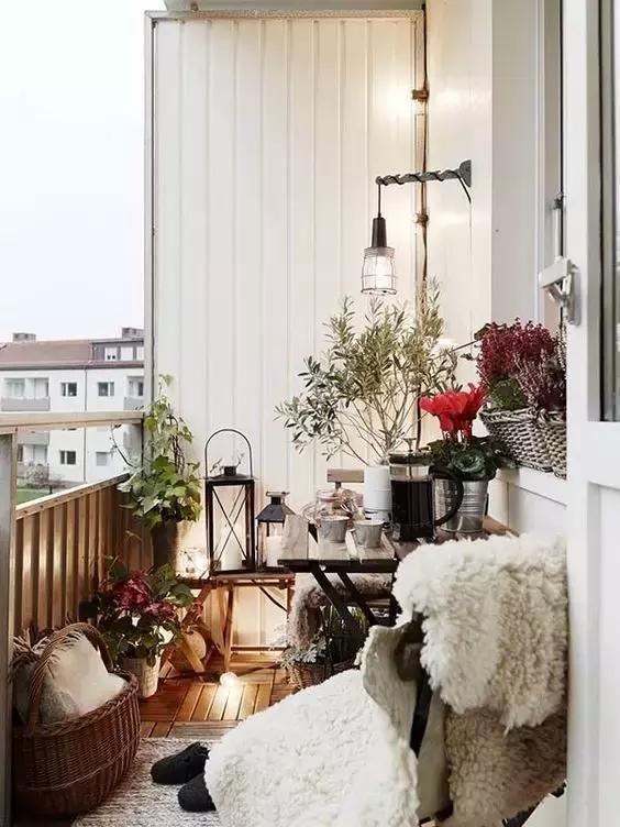 想要一个这样的阳台，太喜欢了！