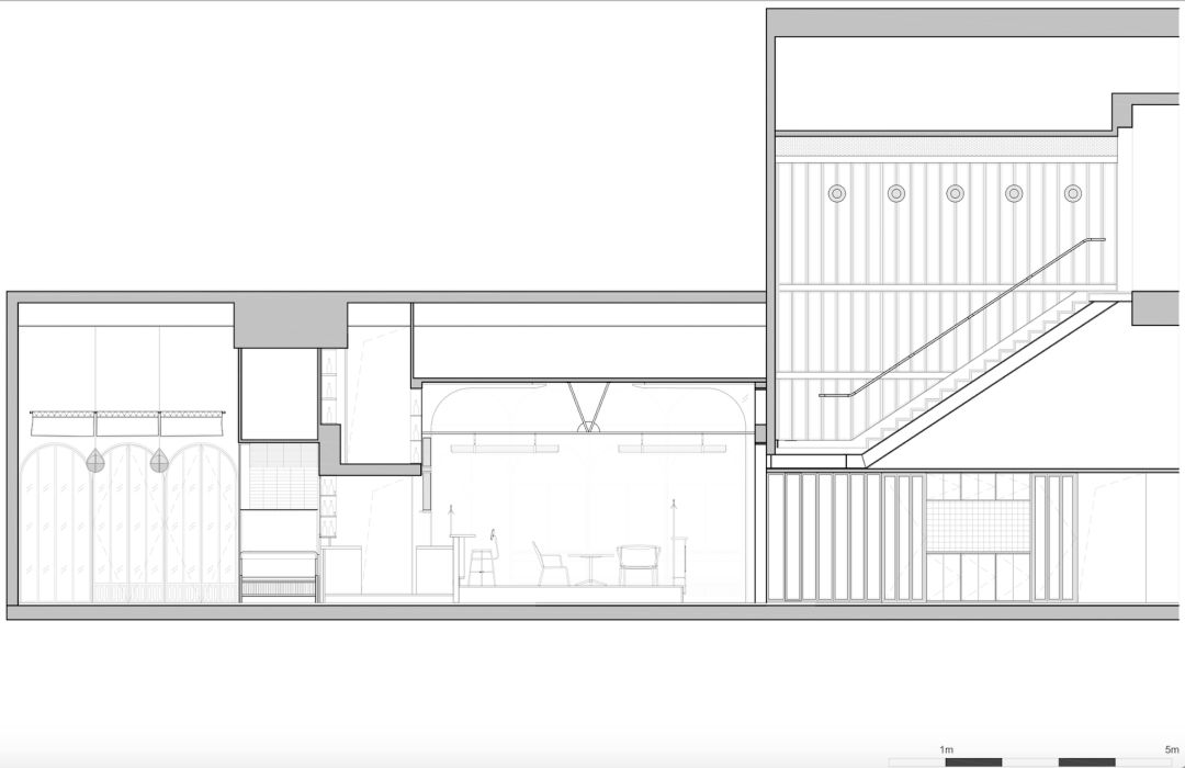 剖面图建筑师:联图建筑设计地址:铜锣湾新宁道一号利苑3期b01-10,香港