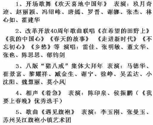 【豬年春晚】節目單:趙本山、宋丹丹、陳佩斯、穎寶夫婦亮相春晚舞台 商業 第6張