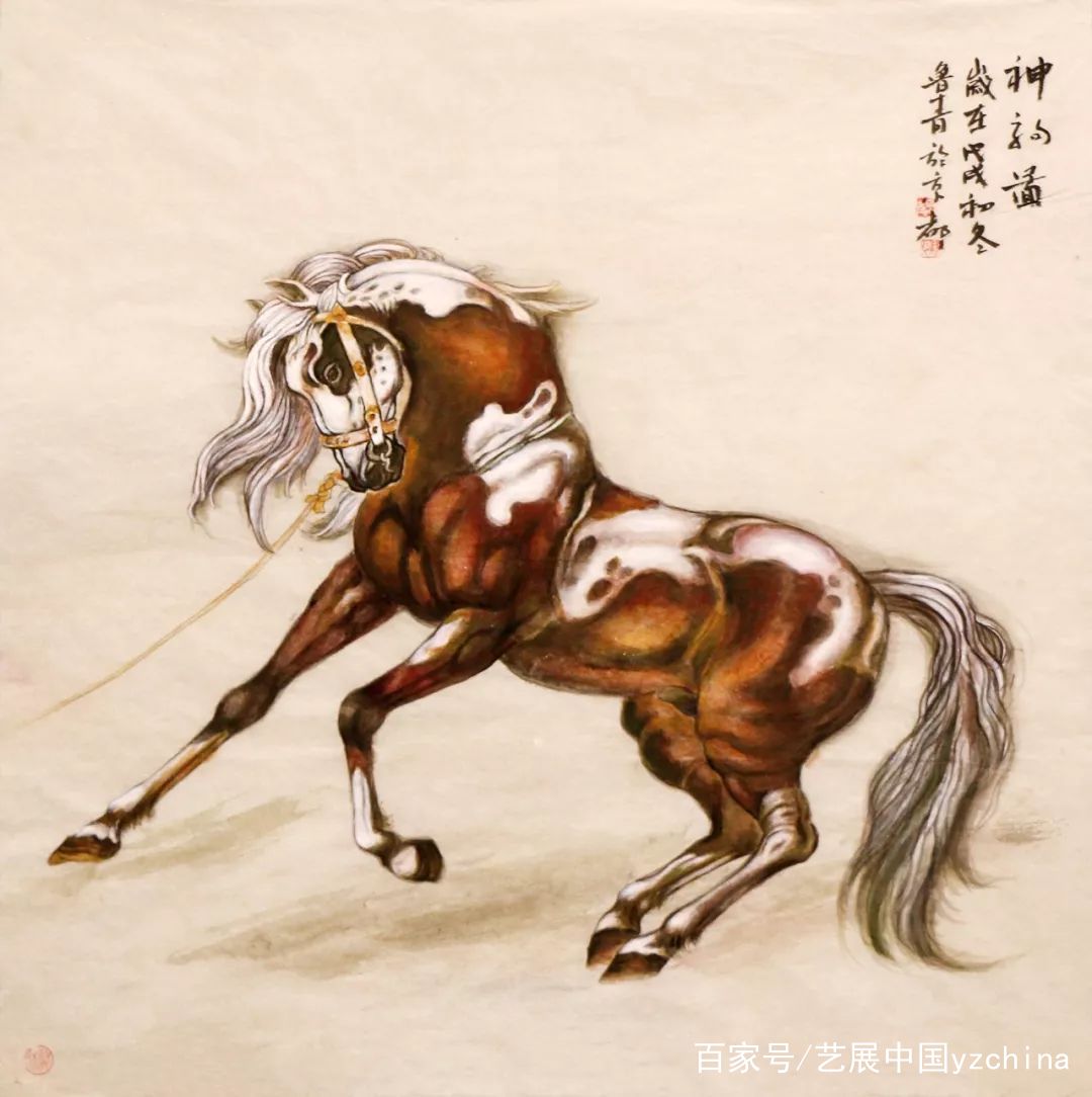 艺展中国张文相鲁青中国画作品欣赏