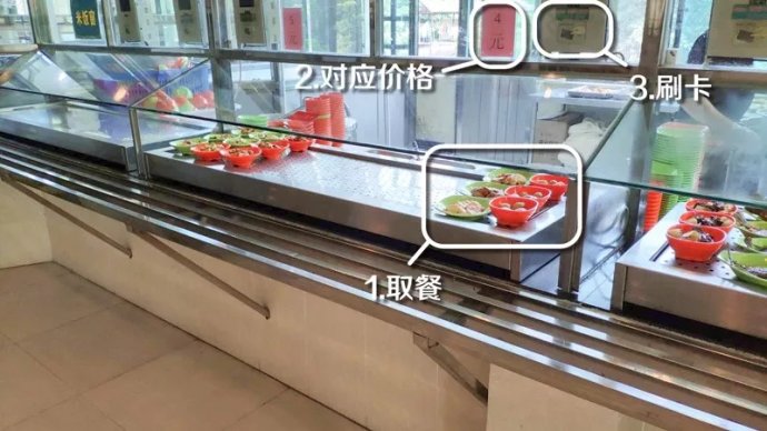 广东外语外贸大学启用智慧食堂,简化取餐流程,消费一目了然!