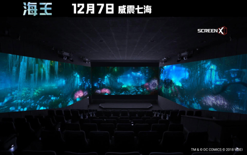 4DX with ScreenX融合廳《海王》上座率高達78%，特效影廳或成未來觀影趨勢