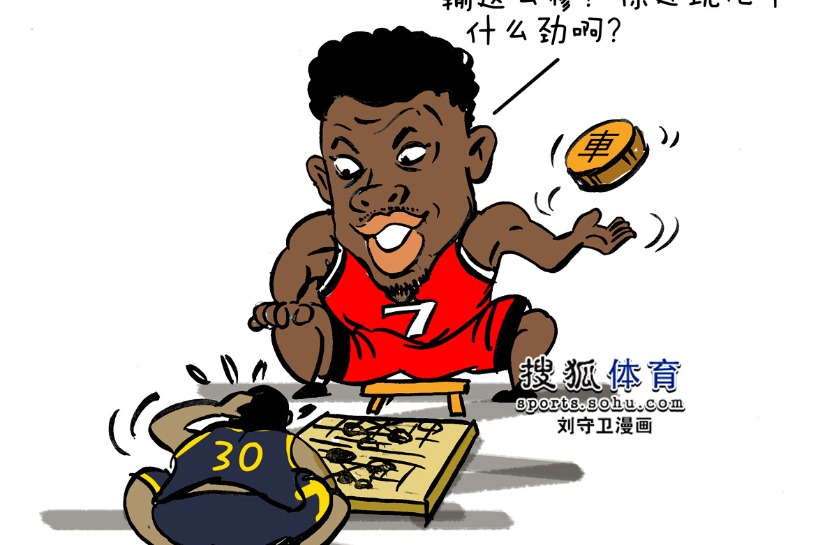 nba漫画:让一个卡哇伊 猛龙照样20分狂虐勇士