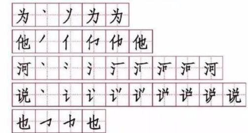 写字中"一写就错"的28个汉字笔顺,家长别辅导错了!