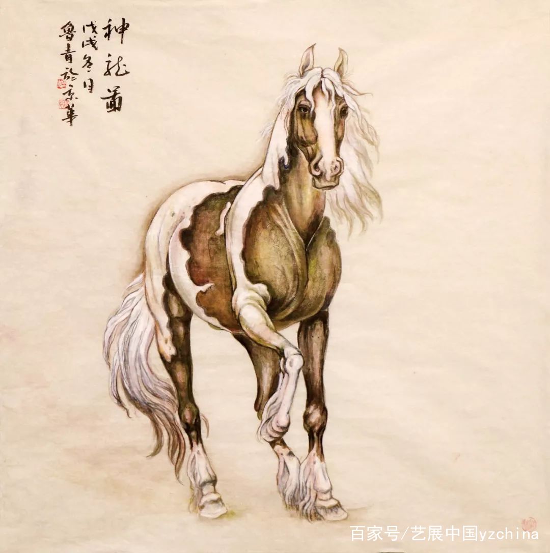 艺展中国张文相鲁青中国画作品欣赏