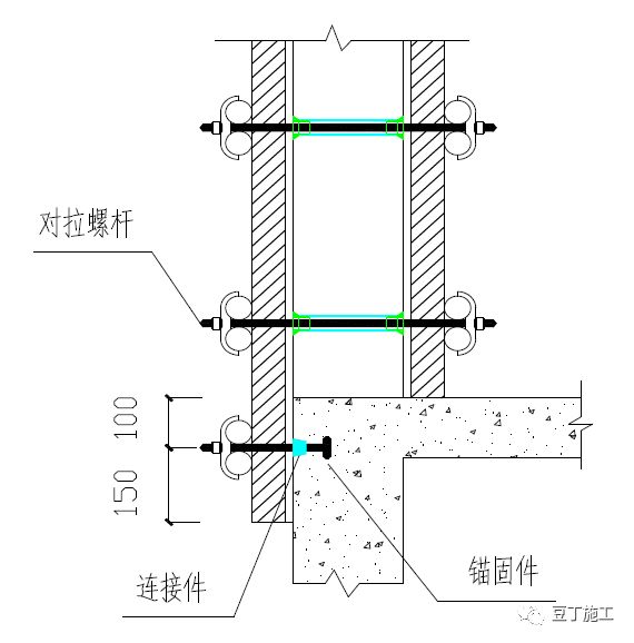 外墙部位锁脚螺栓