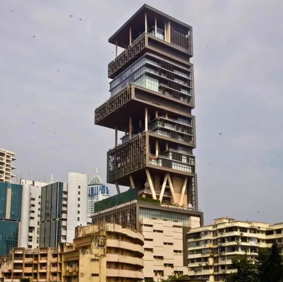 安巴尼家族在孟买的豪宅 图自instagram