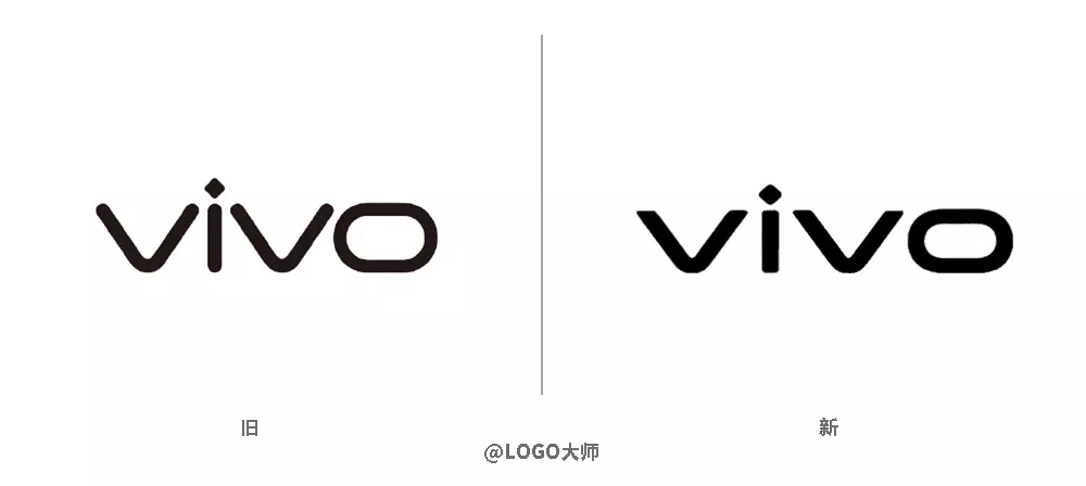 vivo新logo的设计构造体验出用户对品牌的印象十分重要