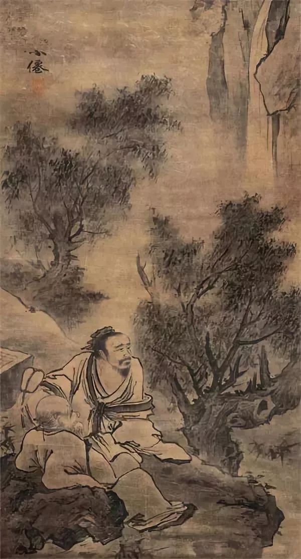 江夏(今湖北武汉)人,吴伟擅长画人物山水,时常绘制巨大的山水画卷.