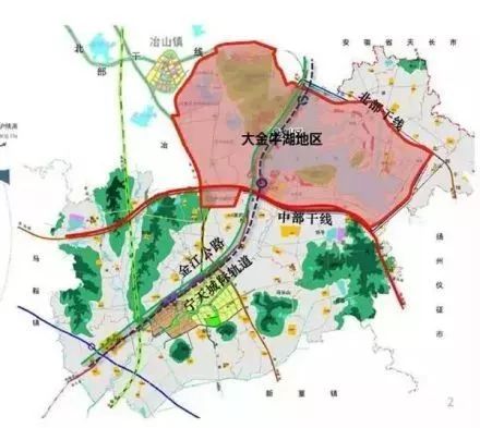 就在2016年南京市规划局出台的《南京市六合区金牛湖单元控制性详细