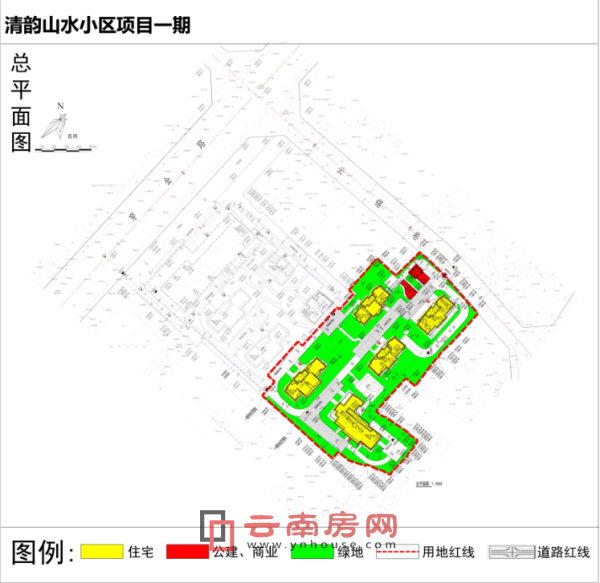 远洋青云府一期拟建5栋高层板楼远洋地产昆明住宅首作亮相