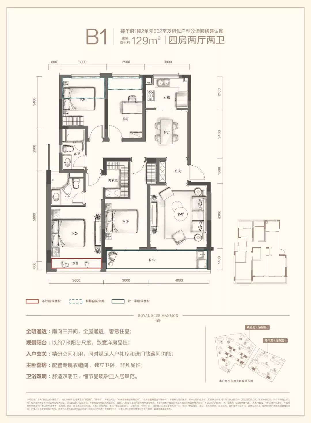 融创金成·臻蓝府户型图