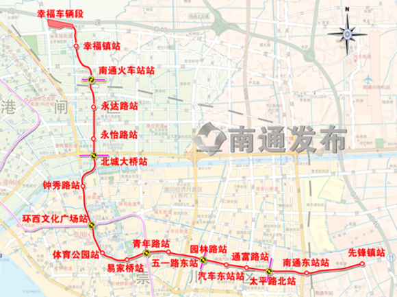 昨天,南通市行政审批局网站对轨道交通2号线一期工程永怡路站(暂定