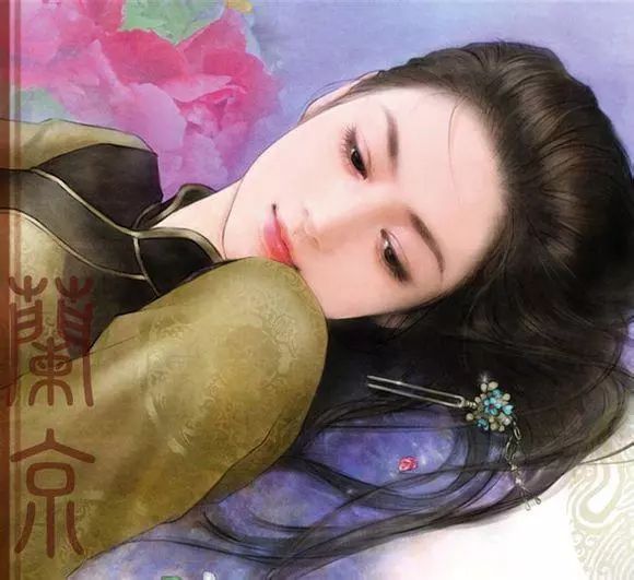 插画师庆光手绘言情风古装女子丨插画欣赏