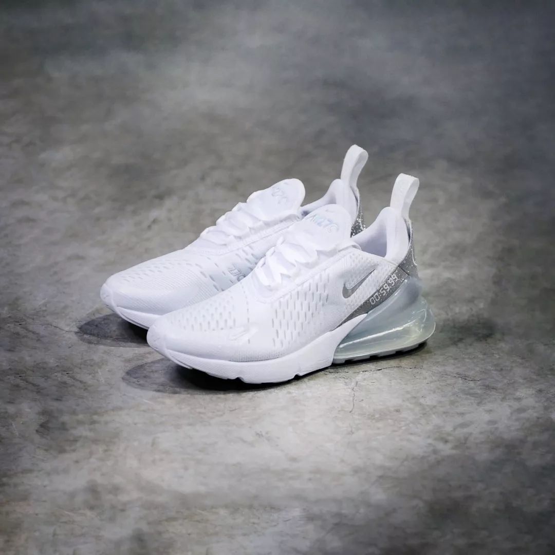 soar 限量发售|wmns nike air max 270 "mtlc white"