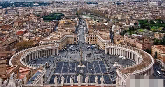 梵蒂冈到底有多小,看完才知道真是太小了,