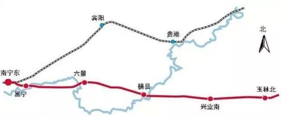 南宁至玉林高速铁路项目实际为此前已有规划的南宁至玉林城际铁路