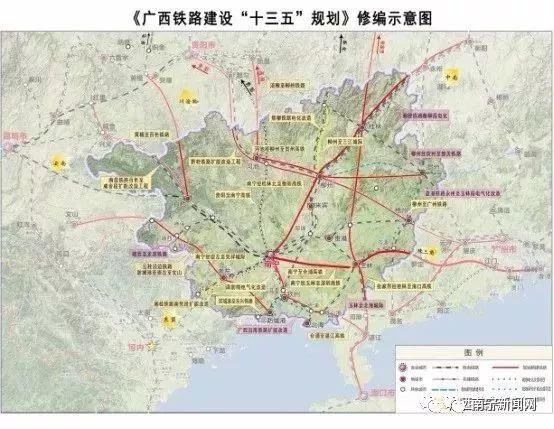 广西新增这些高铁路线规划,梧州至玉林,贺州两条城际铁路列入规划图片