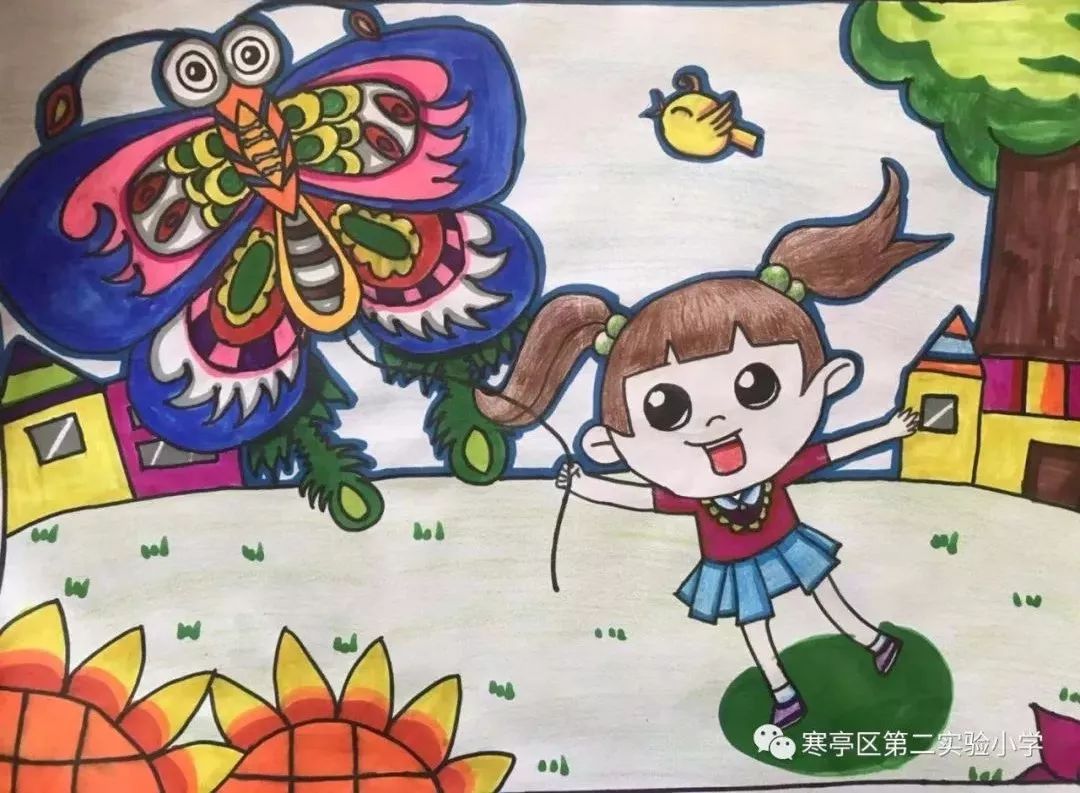 节如歌,绘画迎新年 ; 鸢如画,丹青点校园——寒亭区第