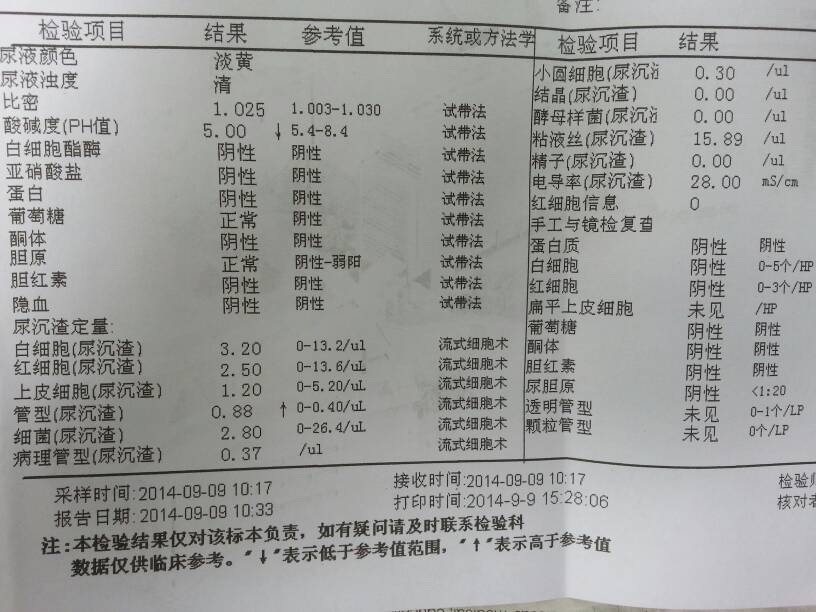 针对怎样看懂数据,我们先拿尿检化验单来看看到底有哪些项目