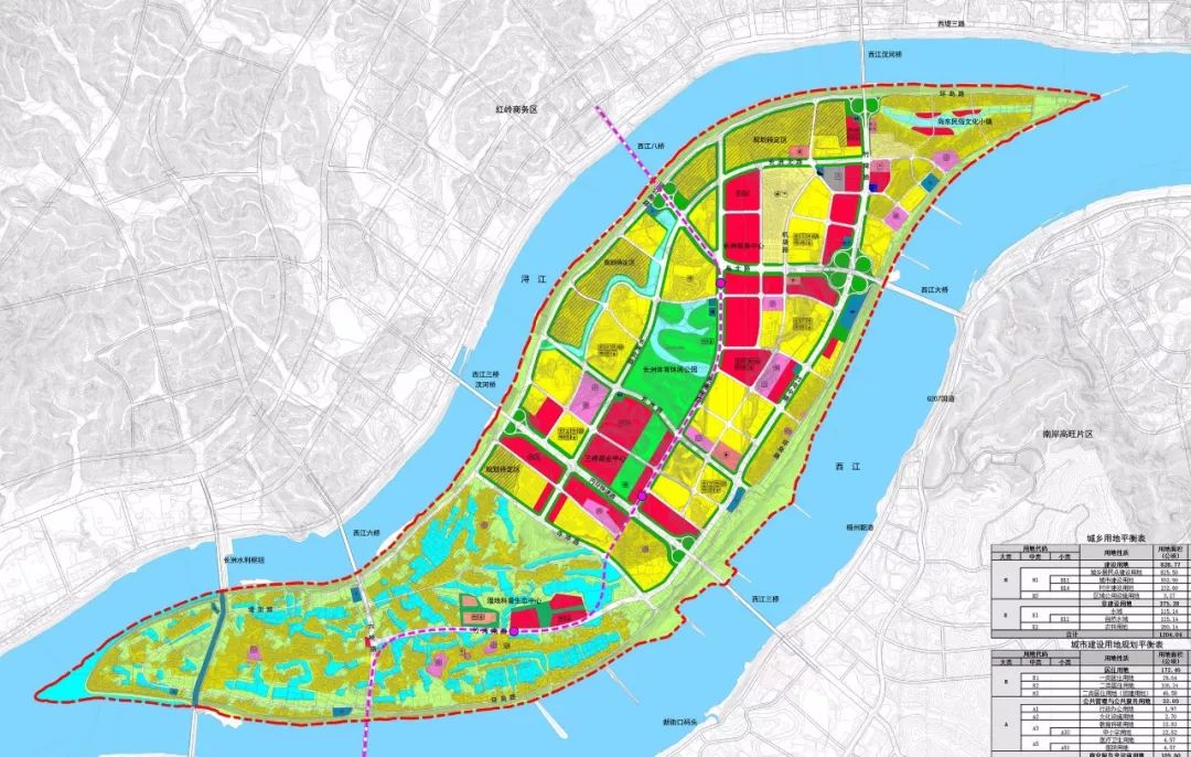 是新型城镇化重点开发区域,根据《梧州洲岛控制性详细规划》,长洲