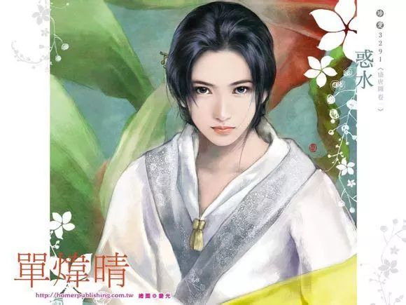 插画师庆光手绘言情风古装女子丨插画欣赏