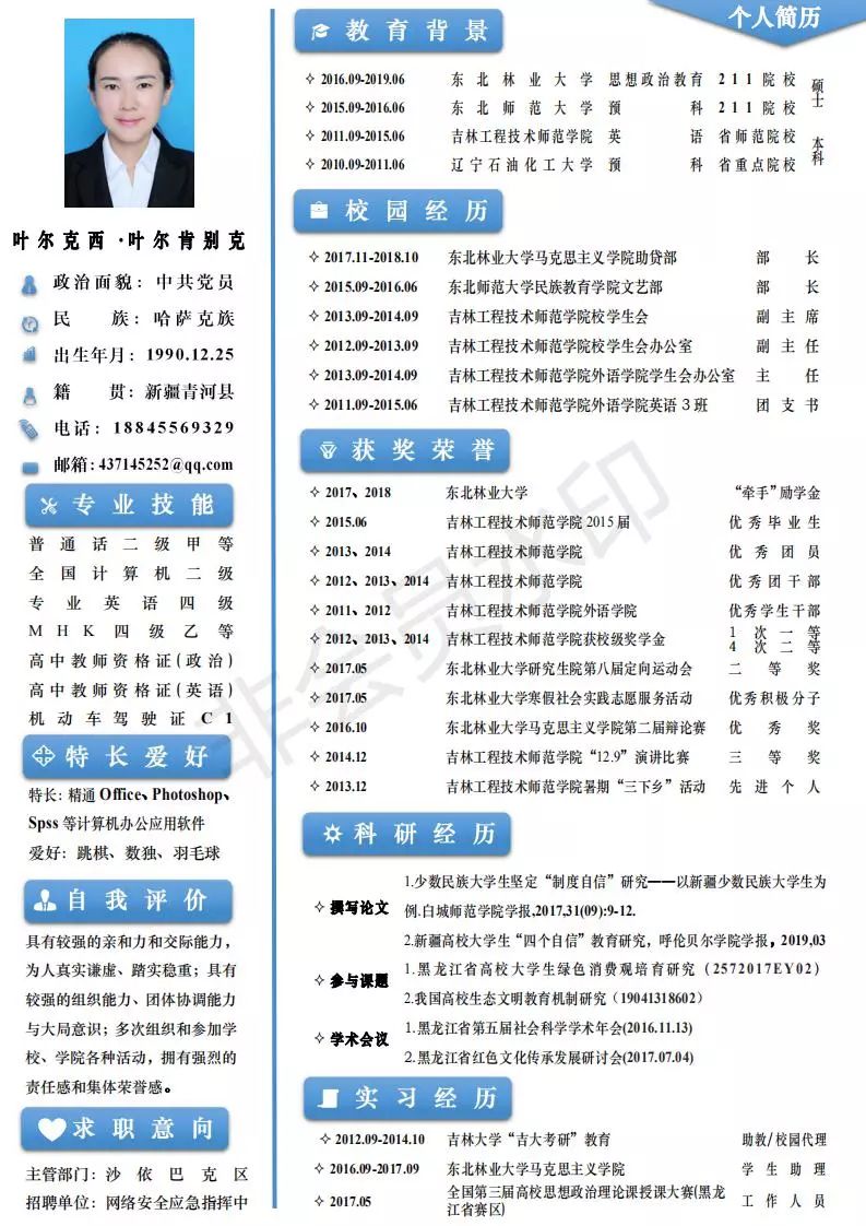 投票咯!简历大赛 |简自我风采,历职场未来