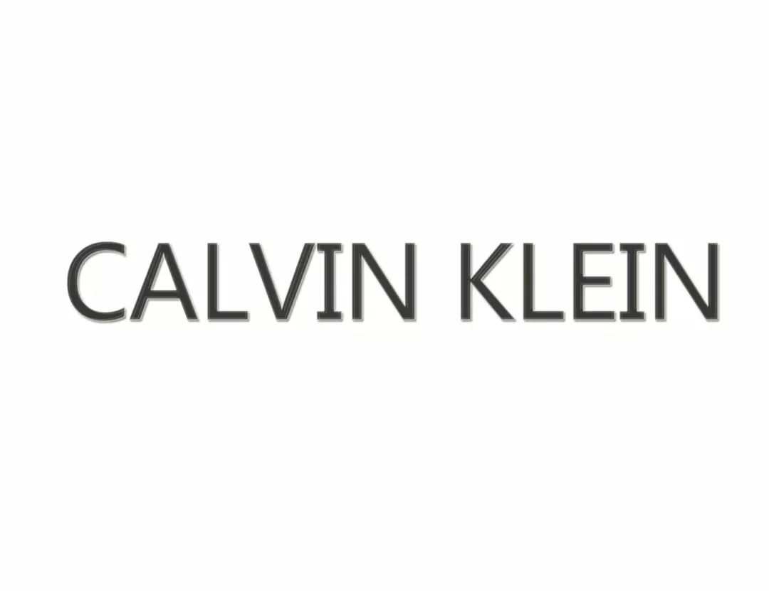 ck logo升级为 calvin klein logo.