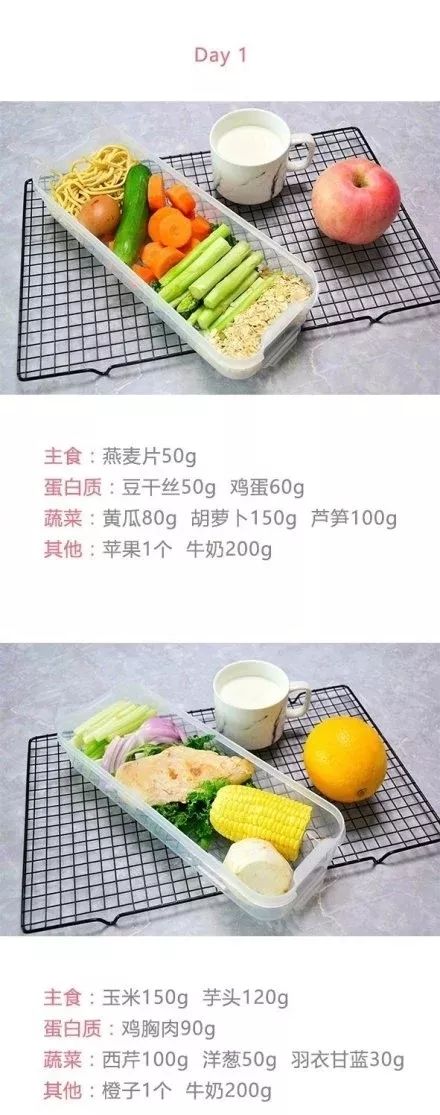 减脂餐食谱食材搭配烹饪步骤十分贴心