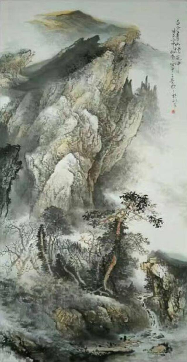 李爱平画家《笔墨生动 品山味水》