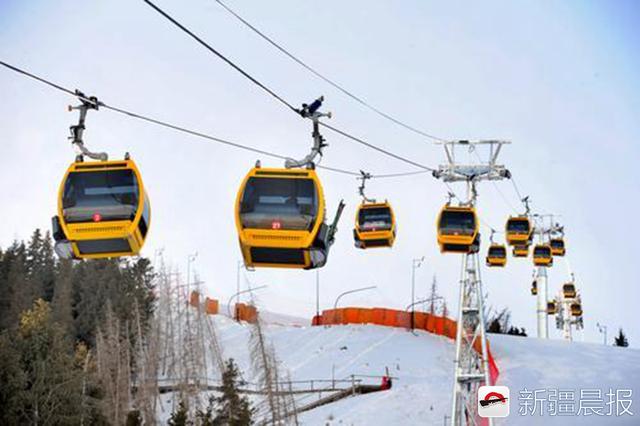 丝绸之路国际度假区滑雪场高速观光缆车投用