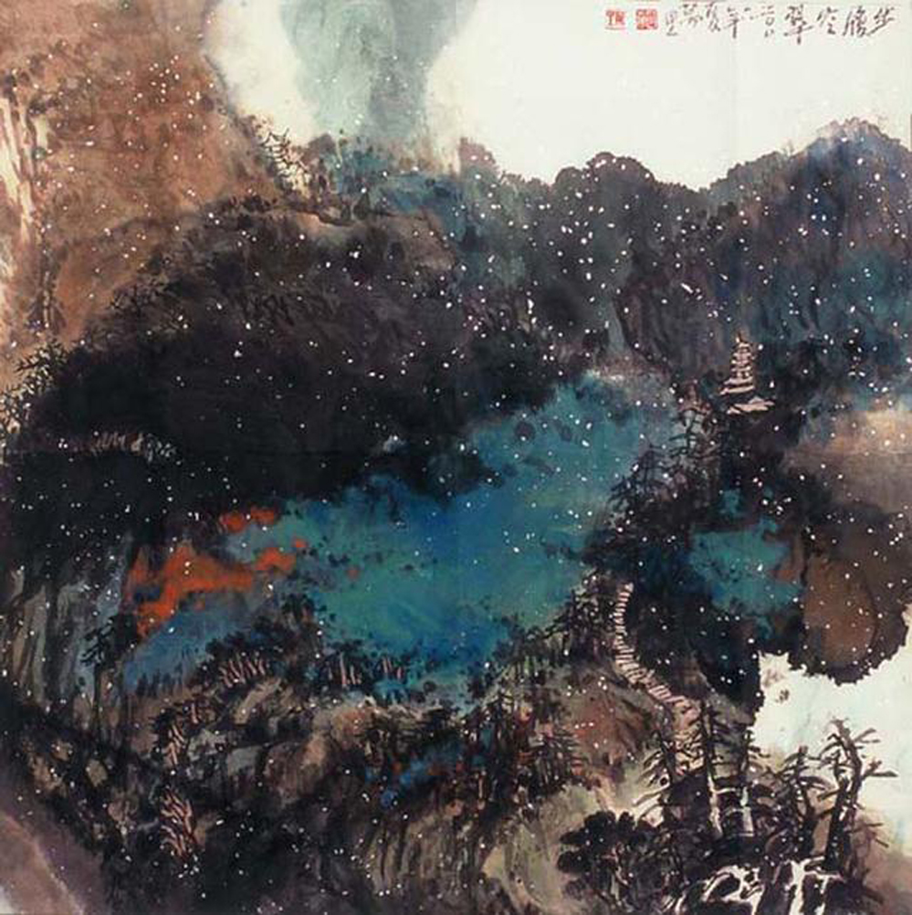 贺万里画家《色彩浓重浓烈 沉静之气》