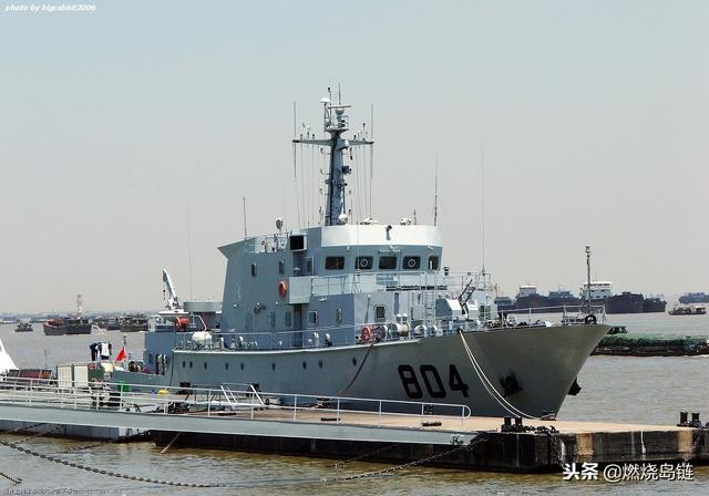 中国海军海上敢死队082ii型涡藏级猎扫雷舰